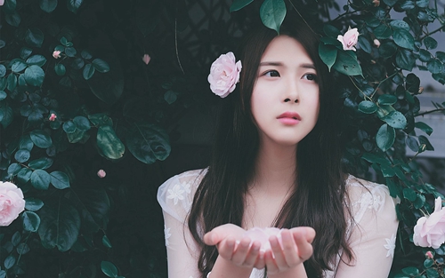 女生蓝色头像动漫头像12